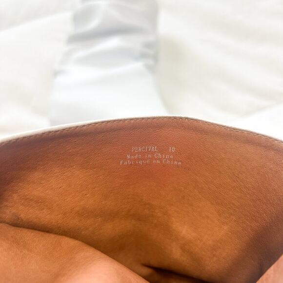 Jeffrey Campbell Guillaume Percival White Slouch Boots Size 10 Patent Point Toe - Picture 6 of 9